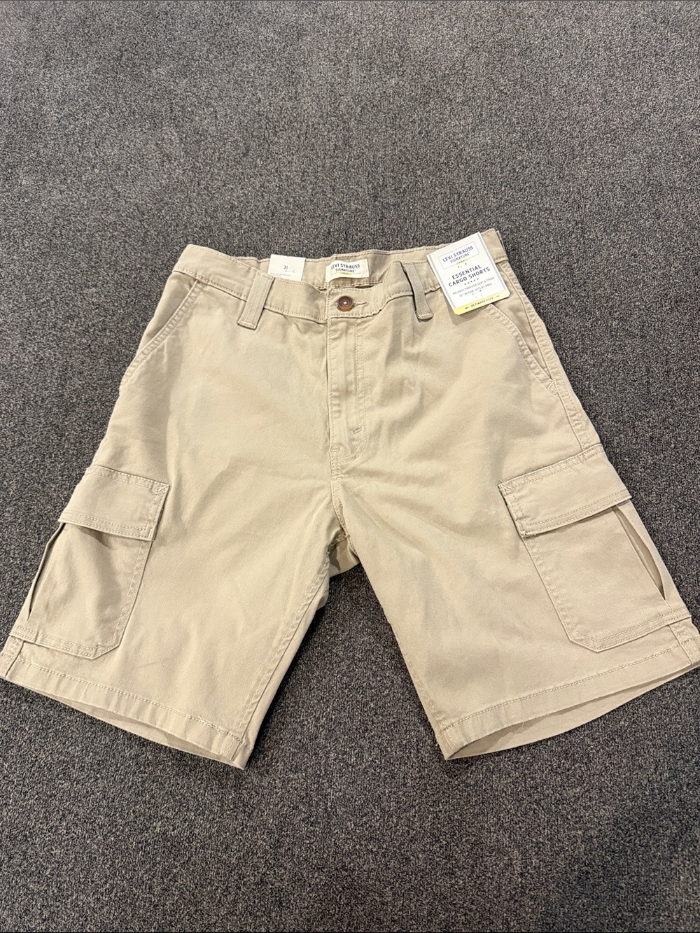 Levi's Men's Cargo Shorts in Beige